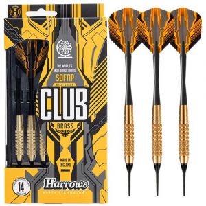 Harrows Club Brass Softip 16 g Fléchettes
