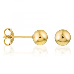 Instant d'Or - Boucles d'oreilles Puce or jaune Ø 3 mm