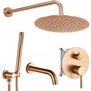 Réa Kit de douche lungo brush copper