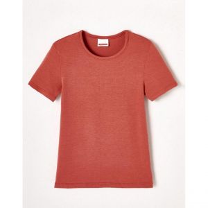 DAMART Tee-shirt Manches Courtes Rose Terracotta Thermolactyl