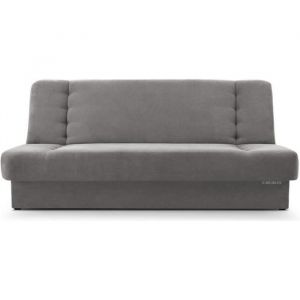 Image de Canap&eacute; en lit Convertible avec Coffre de Rangement 3 Places Relax clic clac Banquette bz en Tissu - cyprus (Gris - Soro 90)