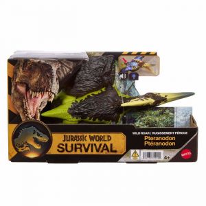 Mattel Jurassic World Figurine de Dinosaure Rugissement F&eacute;roce avec Mouvement de m&acirc;choire, Attaque multidirectionnelle et Effets sonores (Les esp&egrave;ces Peuvent Varier), JKL78