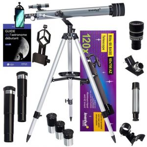 HND Télescope astrophotographie levenhuk blitz 60 base avec zoom, oculaires et accessoires