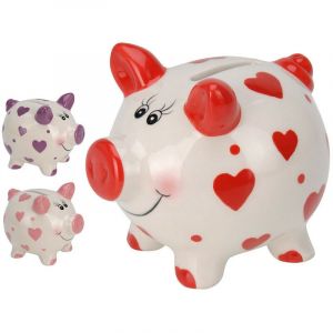 Basics Tirelire Petit Cochon Avec Coeurs