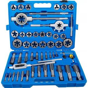 Image de BGS Technic Coffret jeu de tarauds et filieres de m6 a m30 - 51 pieces