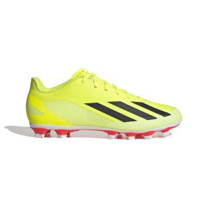 Adidas Chaussure X Crazyfast Club Multi-surfaces - Team Solar Yellow 2 / Core Black / Cloud White, Team Solar Yellow 2 / Core Black / Cloud White - Taille 41 1/3