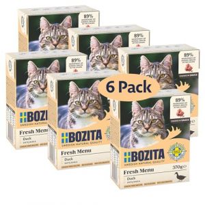 Bozita Tetra Bouchées en sauce 6 x 370 g - canard
