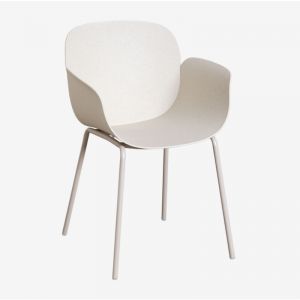 Chaise de salle à manger Lynette SKLUM Blanc de Pierre