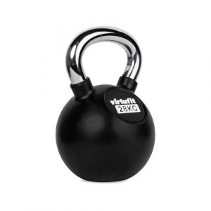 VirtuFit Kettlebell - Caoutchouc/Chrome - 28 kg