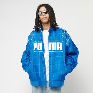 Puma Archive Seasonal Relaxed Racer Jacket, Bombers, en bleu, taille: XL - Couleur bleu - Taille XL