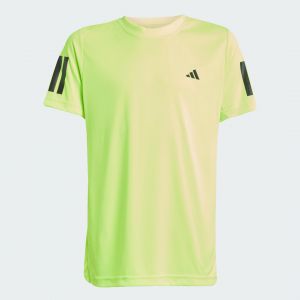 Adidas Club 3Stripes T-shirt Enfants - Vert Fluo