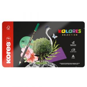 Kores Crayon de couleur 'KOLORES SELECTION', étui de 72