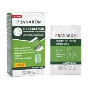 Pranarôm Aromaforce Sachet Coups de froid - Vitamine C Ravintsara - 9 sachets