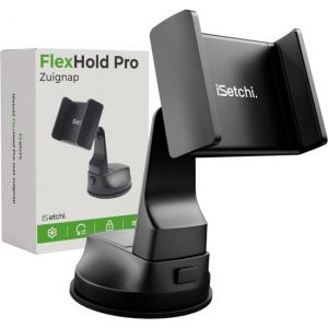 ISetchi Car Phone Holder with Extra Strong Suction Cup - Car Holder For Window, Dashboard & Ventilation Air Grill - GSM Mobile Holder