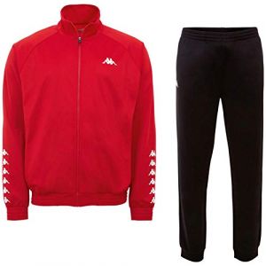 Kappa Till Training Suit 303307-19-1663, Mens Tracksuits, Red, M EU
