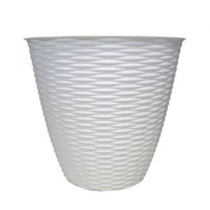 Bama Cache-pot - PAGLIA - D 29 cm - Blanc