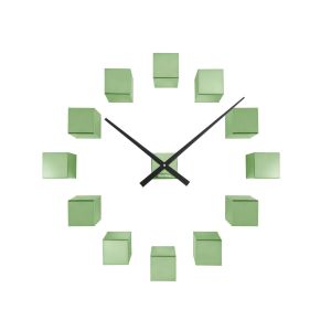Present time Horloge murale m&eacute;talique DIY Cubic