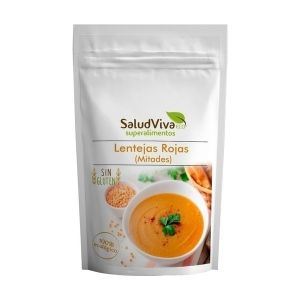 Metades de lentilhas vermelhas 500 g - Salud Viva