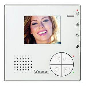 Image de Bticino Legrand casque sans fil vidéo Maison station AP 2 D Classe 100 V12b écran de 8,9 cm, Blanc, 344502