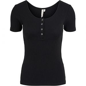 Pieces T-shirt Manche Courte Kitte XL Black
