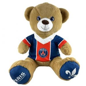 Psg Paris Saint-Germain Ours g&eacute;ant Peluche en Maillot - 1 m&egrave;tre - Collection Officielle