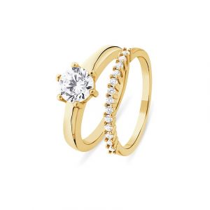 FAVS Bague pour femme 88606078 925 Argent