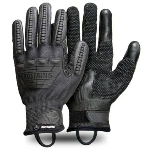 Rostaing Gants Tactiques OPSB+ - Paire de Gants d'Intervention Renforcée - Idéal pour les Activités d'Airsoft, Paintball et Chasse - Compatibles Ecrans Tactiles - Anti Coupure et Protection des Chocs
