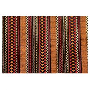 Papier Indien fait main Tribal 50 x 70 cm 120 g/m² Orange et Rouge - Esprit Papier