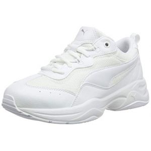 Puma Chaussure Basket Cilia pour Femme, Argent/Gris/Blanc, Taille 37.5