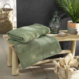 Drap De Bain "tendresse" 90x150cm Fougère Prix Vert