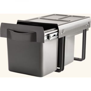 Poubelle de cuisine encastrable nexo - 2x16 litres