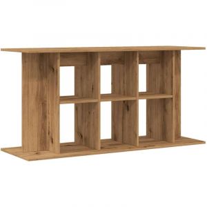 VidaXL Support d'aquarium ch&ecirc;ne artisanal 120x40x60 cm bois ing&eacute;nierie