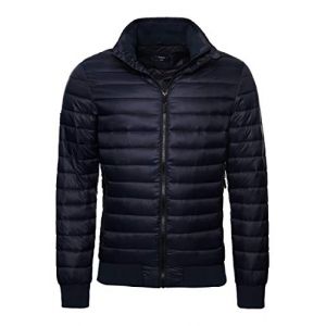 Image de Superdry Fuji Bomber Veste, Eclipse Navy, X-Small Homme