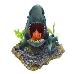 Duvo+ DÉCORATION ACTIONAIR REQUIN AVEC NEMO 14,5x12,5x14CM