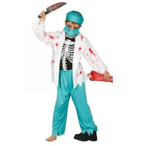 Fiesta guirca Zombie Doctor Costume taille enfant 5-6 ans