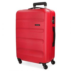 Roll road Flex Large Rigid Suitcase Red