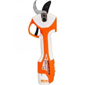 Ruris Sécateur Électrique Sans Fil RMX320 Brushless 16V 2Ah Li-Ion, coupe branches Ø 32 mm, Écran digital, 2x Batteries et chargeur inclus