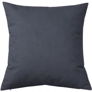 Home maison Coussin ext&eacute;rieur imperm&eacute;able et d&eacute;houssable MINORQUE Gris anthracite 50x50 cm