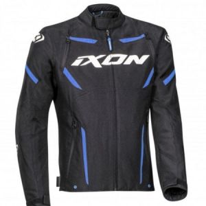Image de Ixon Blouson Textile Striker Noir Blanc Bleu - Couleur Bleu - Taille L