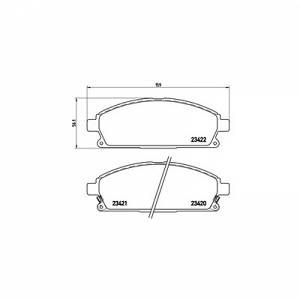 Image de Brembo 4 plaquettes de frein P56040