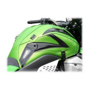 Bagster Tapis de réservoir vert nacre/deco noir brillant (1545LB) Kawasaki Z750 (série spéciale