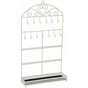 Atmosphera Porte bijoux en m&eacute;tal - Blanc - Blanc