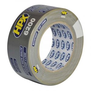 Brazoline Rouleau de ruban adh&eacute;sif argent toile am&eacute;ricaine