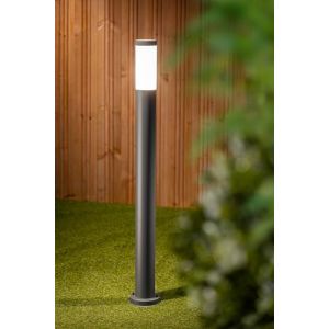 Cgc Lighting - Lampadaire Chemin Extérieur Gris Foncé 1m Diffuseur Opale