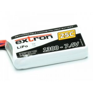 Image de Accu LiPo Extron X2 1300 - 7,4v (25C - 50C) - Extron