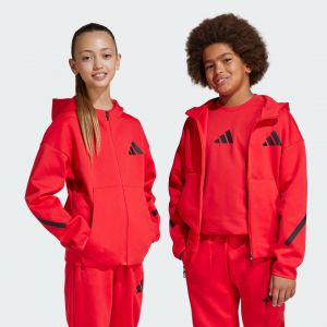 Adidas Veste de surv&ecirc;tement &agrave; capuche enti&egrave;rement zipp&eacute;e Z.N.E. Enfants