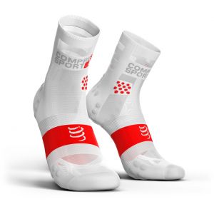 Image de Compressport Pro Racing V3.0 Ultralight Run High - Chaussettes course à pied - blanc Chaussettes Running