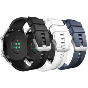 3pcs Bracelet Avec Huawei Watch Gt 3gt 3 Pro 46mmgt 2gt 46mmgt 2 Progt 2e, 22mm Bracelet De Montre Silicone, Noirblancbleu