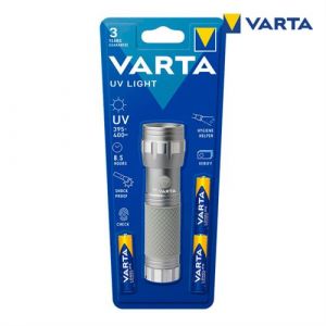 Varta Lampe Torche Lampe UV Aluminium Gris