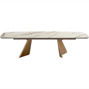 Table de repas Nemo Blanc et Taupe